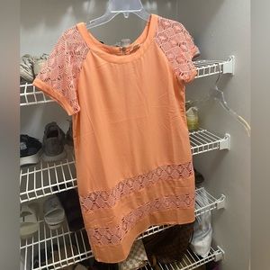 Peach dress from Love Riche size Large